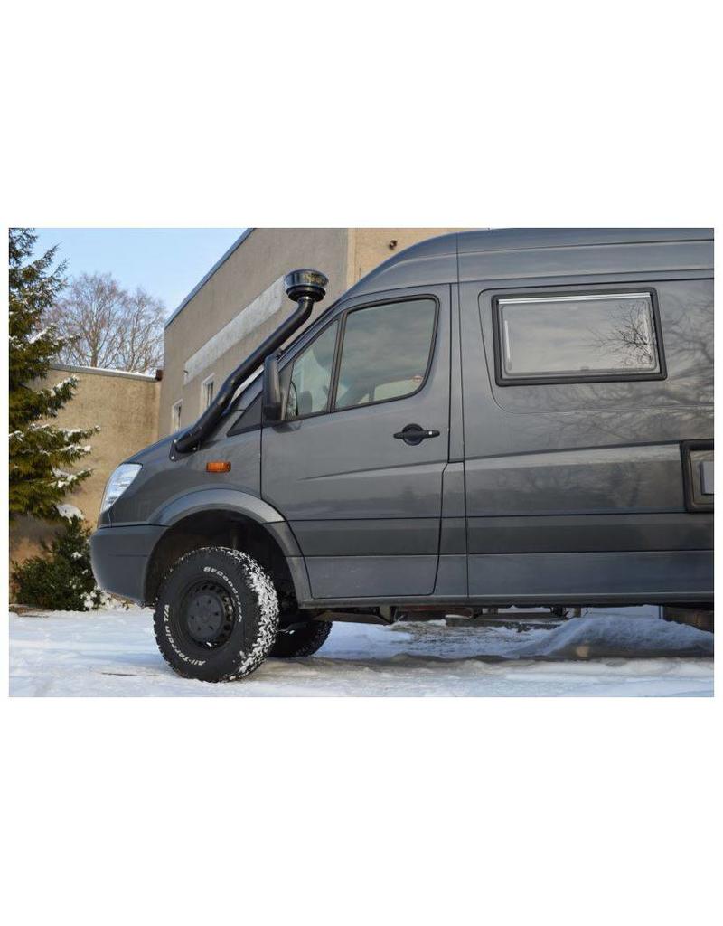 aluminum snorkel Mercedes Sprinter W 906 / VW Crafter 1