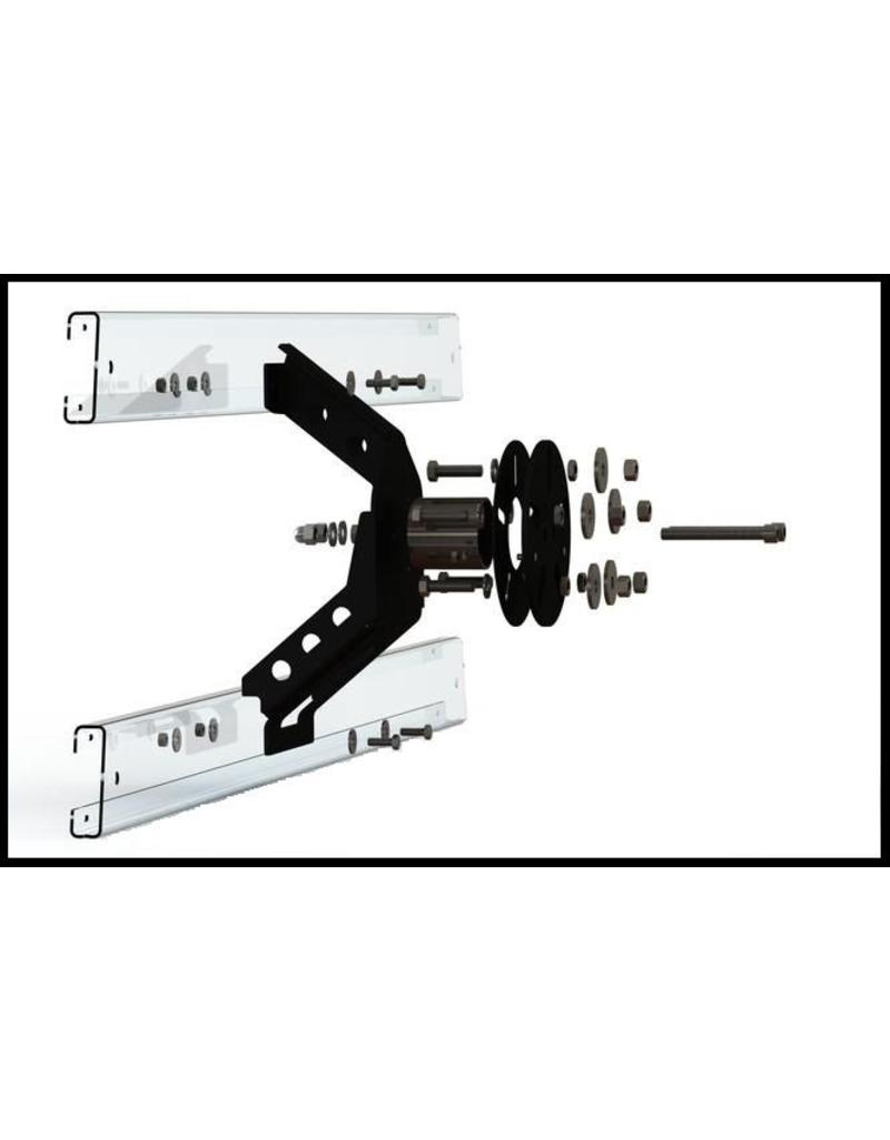 Module porte roue pour notre GTV-GMB système modulable VW T5/T6 (fixation via vis)