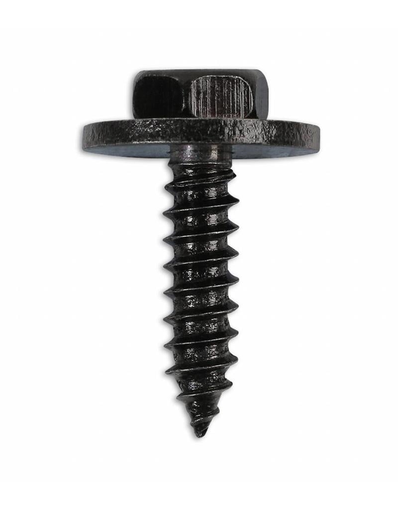 Metal Trim Fastener Screw with captive washer 4.8 x 19 Pk 10