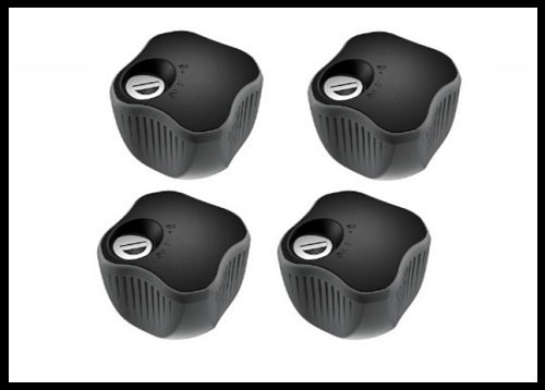 Ecrous à main M8 verrouillable (4 pièces)