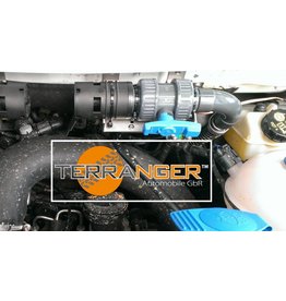 Conversion kit for additional water heater for more wading depth, suitable for VW T5