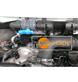 Conversion kit for air heater for more wading depth, suitable for VW T5 / T6