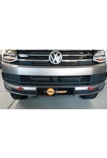 Installation of reinforced towing hooks, front, suitable for VW T5/6