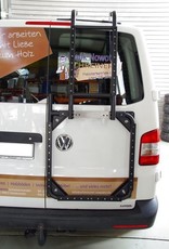 VW T5/6 porte battant droit système porte-bagage "modulaire" pour le transport de roue de secours, bidon, etc.