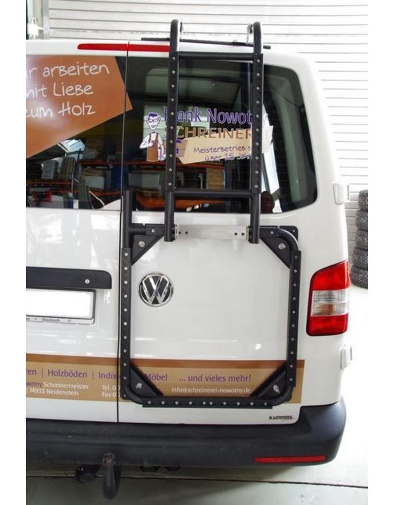 Montage: VW T5/6 système porte-bagage-porte battant