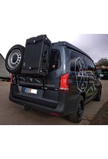 Installation: Rear carrier "modular" for carrying spare wheel, canister, etc. Mercedes VITO/VIANO