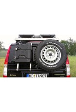 Installation: Rear carrier "modular" for carrying spare wheel, canister, etc. Mercedes VITO/VIANO