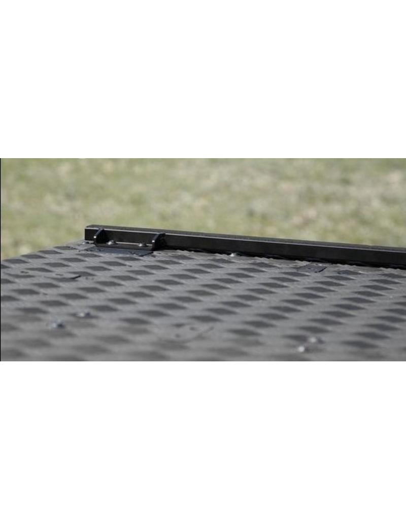 load fixation rail - alu black powder coated