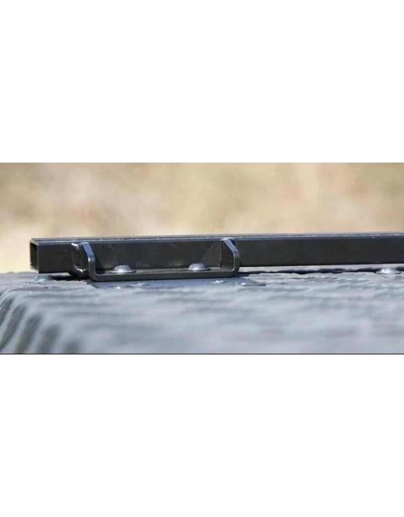 load fixation rail - alu black powder coated