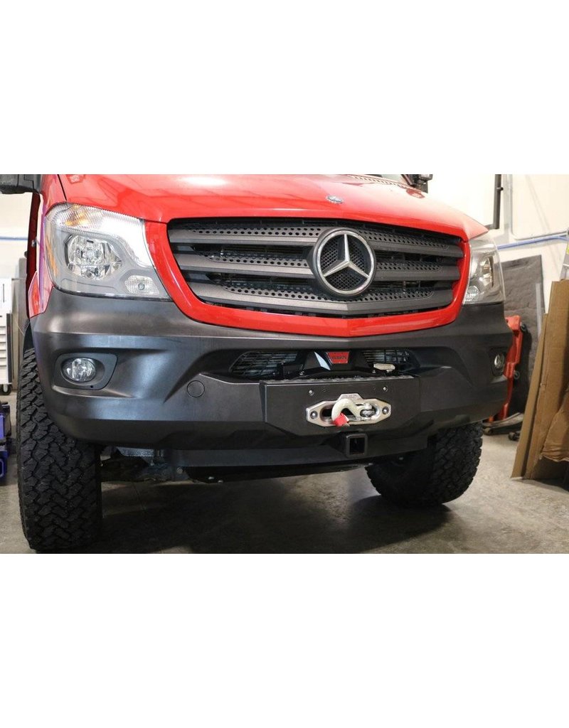 VAN COMPASS™ MERCEDES SPRINTER  906 FRONT WINCH BUMPER HIDDEN WINCH MOUNT