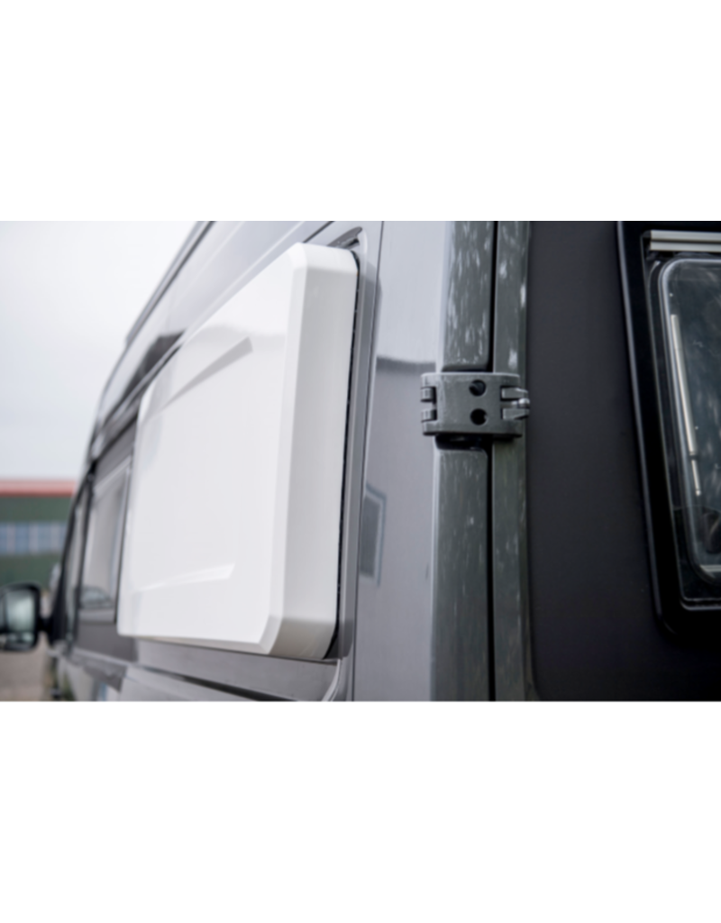 1x Joue/oreille d'élargissement universelle pour un couchage transversal convenant à différentes camionnettes telles que le Mercedes Sprinter, le VW Crafter, le Fiat Ducato X250/290 et autres