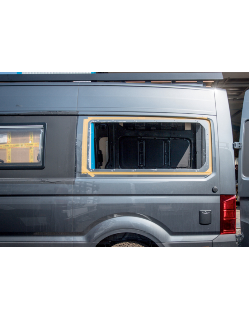 1x universal Verbreiterungsbacke / Ohr zum Querschlafen passend für diverse Vans wie bspw. Mercedes Sprinter, VW Crafter,  X250/290 Ducato und andere