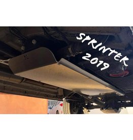 Mercedes Sprinter 907  4x4 Ski de protection réservoir alu 6mm