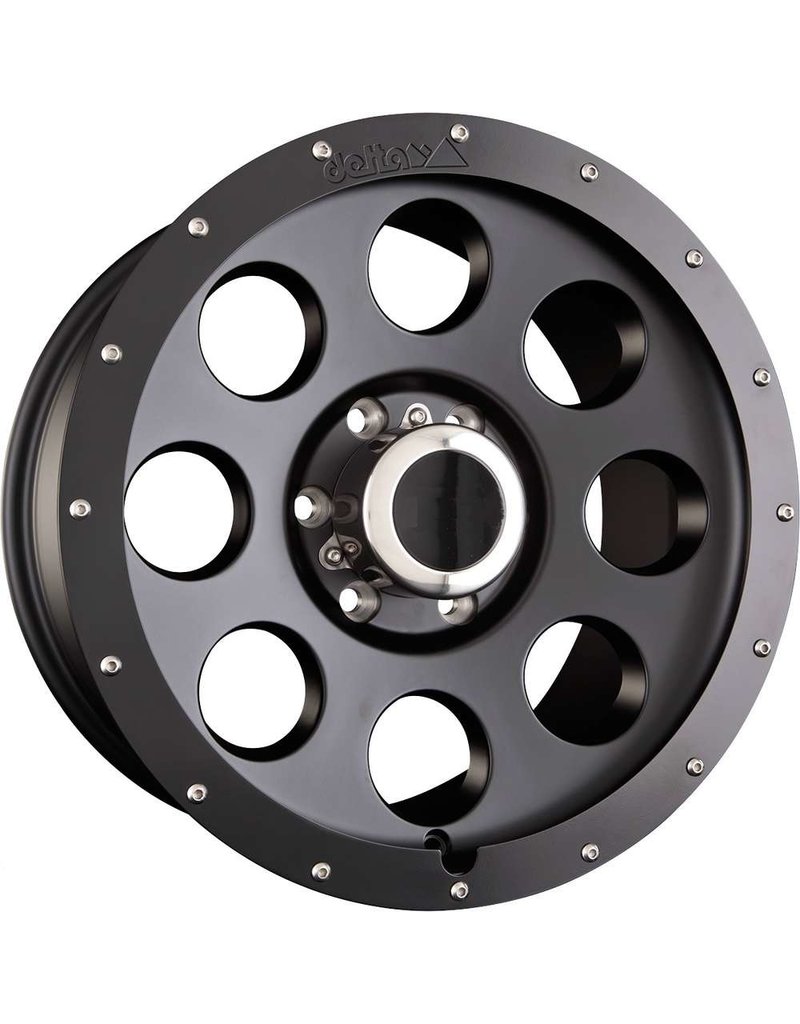 DELTA Klassik B Jante en alliage, 18x8,5 6/130 ET 45, style beadlock, pour Mercedes Sprinter