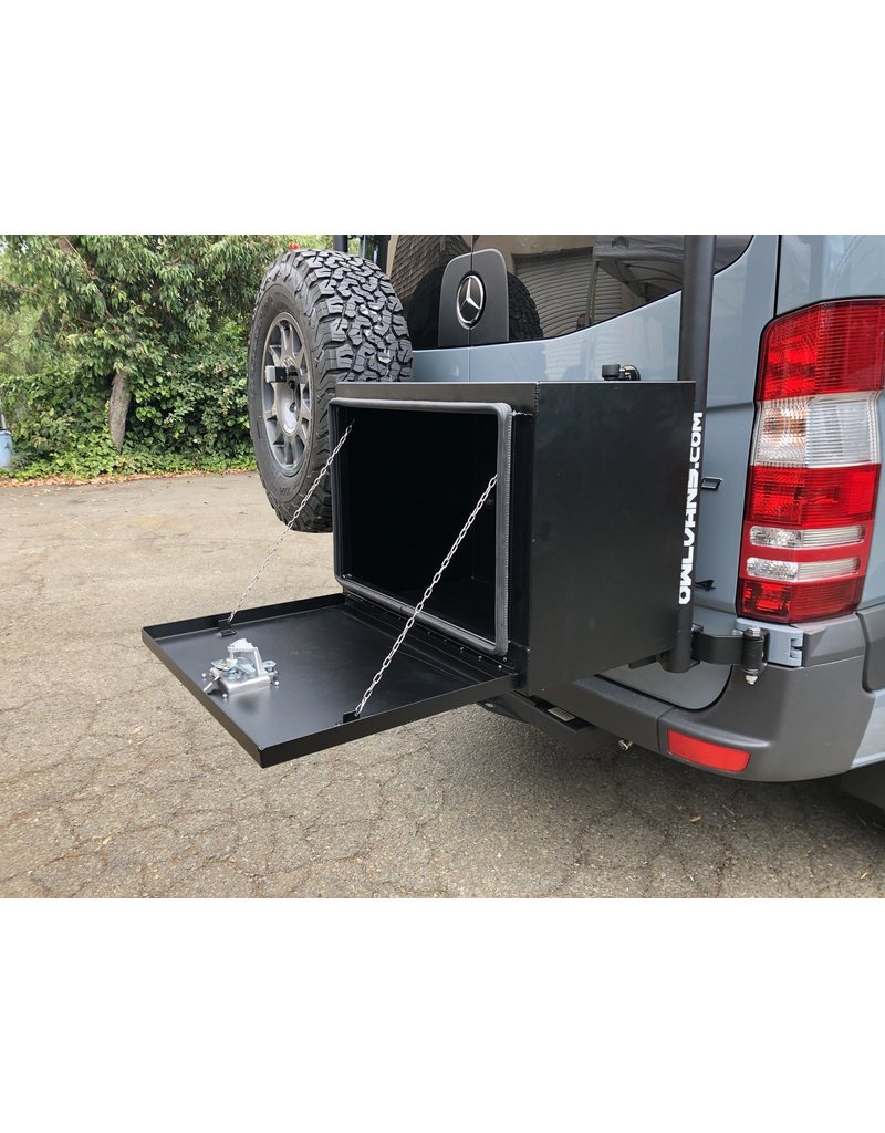 Owl’s lightweight aluminum cargo box 61 x 48 x 40,6 cm