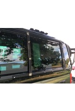 Lateral airline rail lashing system for VW California T5 / T6, left side in front of the rear left window