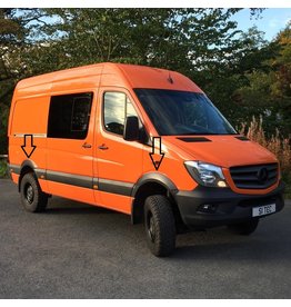 Protection d’ailes / enjoliveurs / extension de passage de roue pour pour Sprinter 906 et VW Crafter (2007-2018)