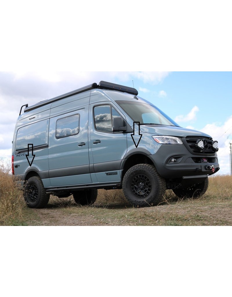 4x4 BIG Fender Flare Kit Sprinter 906