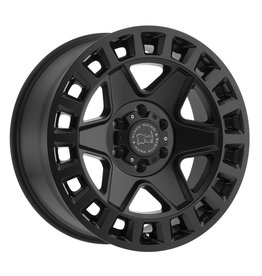 Black Rhino York 17x8  6/130 ET 52, MATTE BLACK, pour Mercedes Sprinter