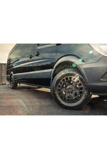 Black Rhino York 17x8  6/130 ET 52, MATTE BLACK,  Mercedes Sprinter