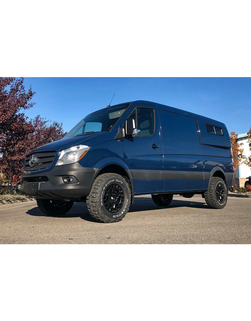 Black Rhino York 17x8  6/130 ET 38, MATTE BLACK, pour Mercedes Sprinter