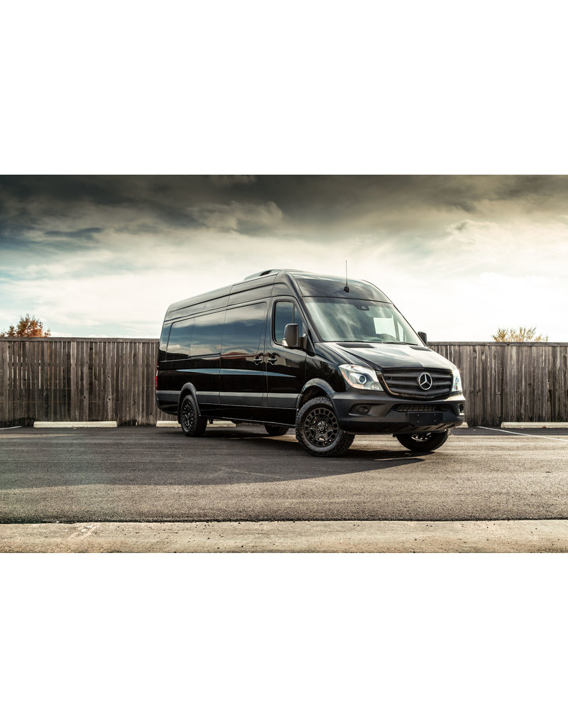 Black Rhino York 17x8  6/130 ET 38, MATTE BLACK,  Mercedes Sprinter