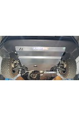 VW CRAFTER / MAN TGE 4X4 2019+  6 mm alu skidplate for engine, radiator, front differential and steering gear.