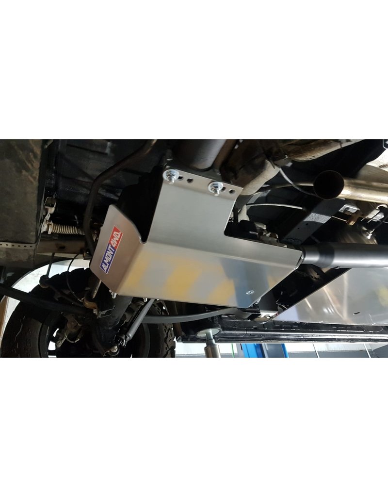 Blindage pont arrière (coupleur Haldex/différentiel) en Alu 6 mm pour VW Crafter / MAN TGE 4x4 à partir de 2017