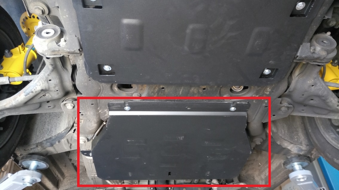 blindage boîte de vitesses en acier 2 mm pour Mercedes 639 Vito / Viano 2WD 2.2 CDI