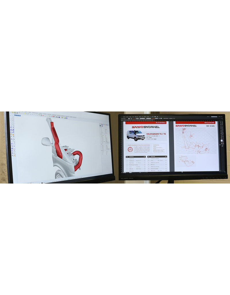 Snorkel for VW T5, T6 and T6.1 from 2003 onwards