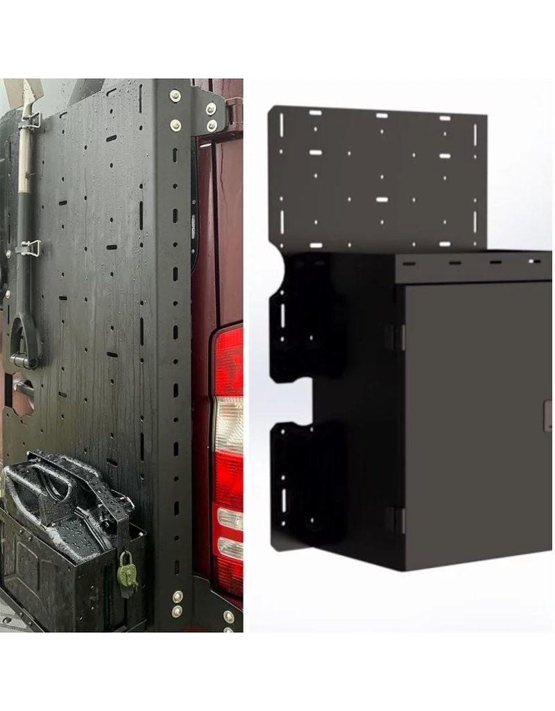 Mercedes Sprinter 906 -  OVE Backpacker - universal carrier system on right back door (180°door)