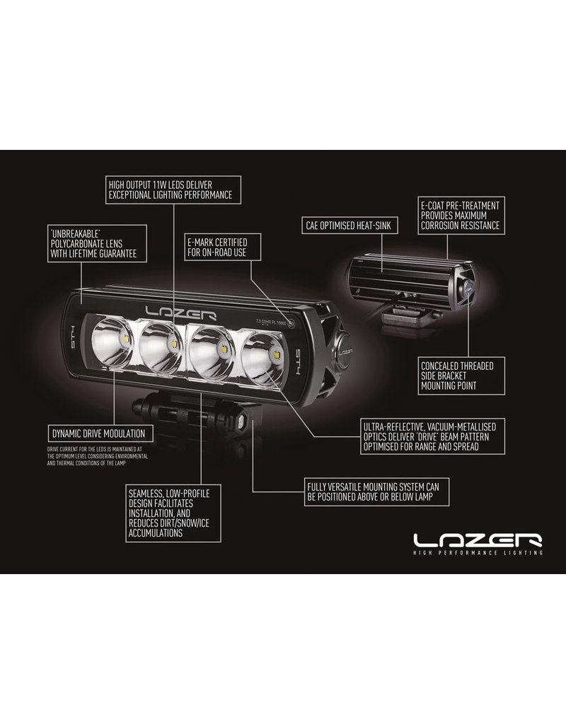 LAZER LED ST4 Evolution Kühlergrill-Integrationskit zugelassen für Mercedes Vito / V Klasse 447 (2020+)