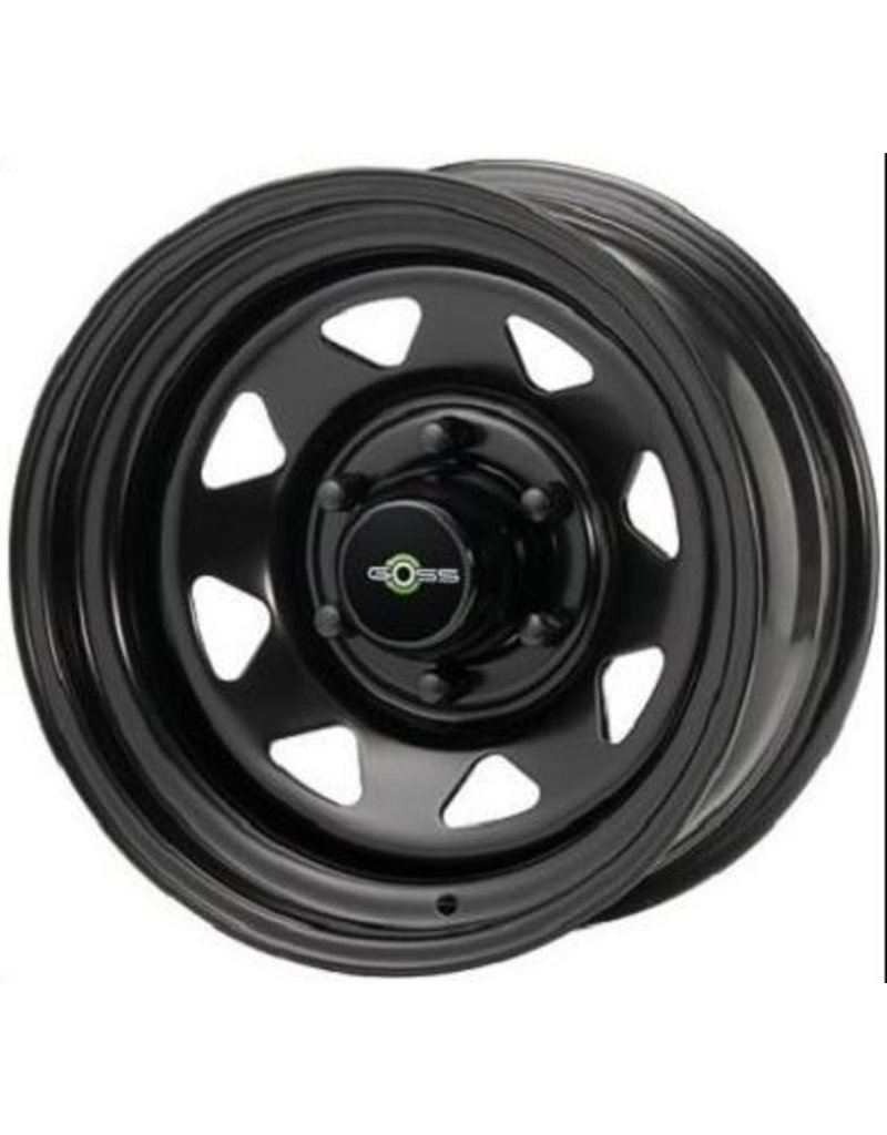 GOSS Triangular II Black steel rim for VW T5/6 and Amarok (except V6) 7x16  5/120 ET 28 CB65.1