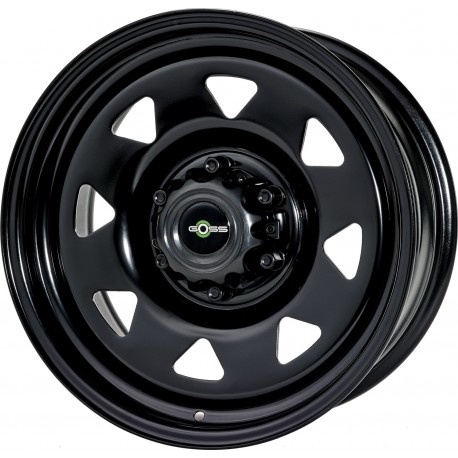 GOSS Triangular II noir jante acier /tôle pour VW T5/6 et Amarok (sauf V6) 7x17" 5/120 ET 25
