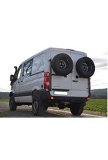 VW Crafter I / Sprinter 906  spare wheel carrier on left or right door (180°door)