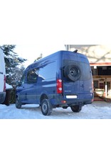 VW Crafter I / Sprinter 906  spare wheel carrier on left or right door (180°door)