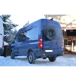 VW Crafter I / Sprinter 906 - Ersatzradhaltemodul für die Hecktür links oder rechts (180° Tür)