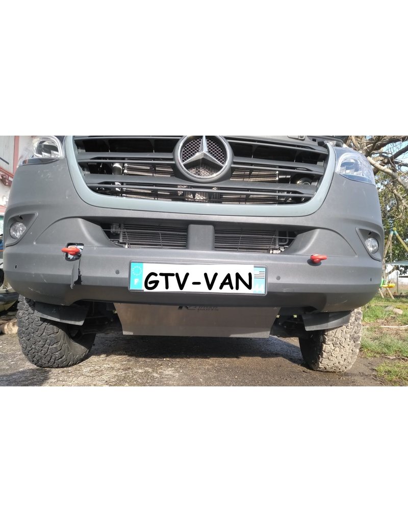 TERRANGER reinforced towing hooks, front, suitable for VW T6 - GTV-VAN
