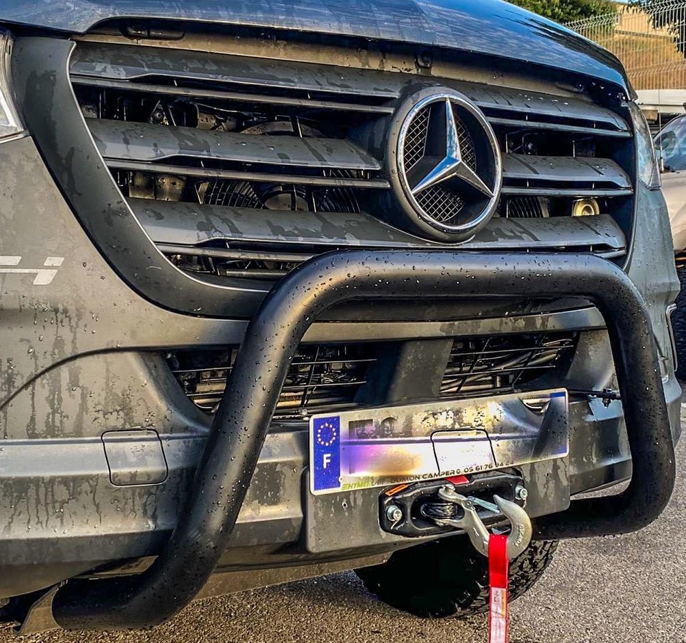 Platine montage treuil pour Mercedes Sprinter 907 avec boite de vitesses automatique