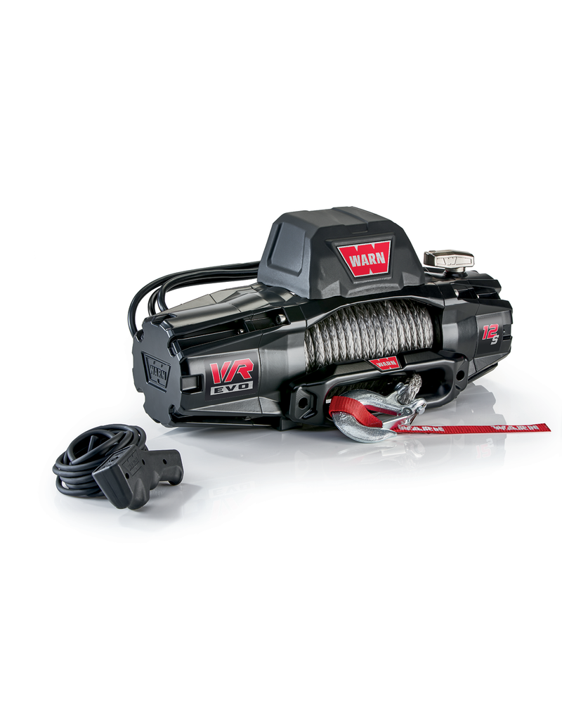WARN VR EVO 12-S Winch with Sythetic rope 27.4M / 9.5MM