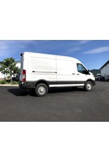5,1 cm TOPO 2.0 Kit de rehausse complet pour essieux avant et arrière - FORD TRANSIT (2018+, 2WD & 4x4, pneus SIMPLE ou jumelés) BY VAN COMPASS
