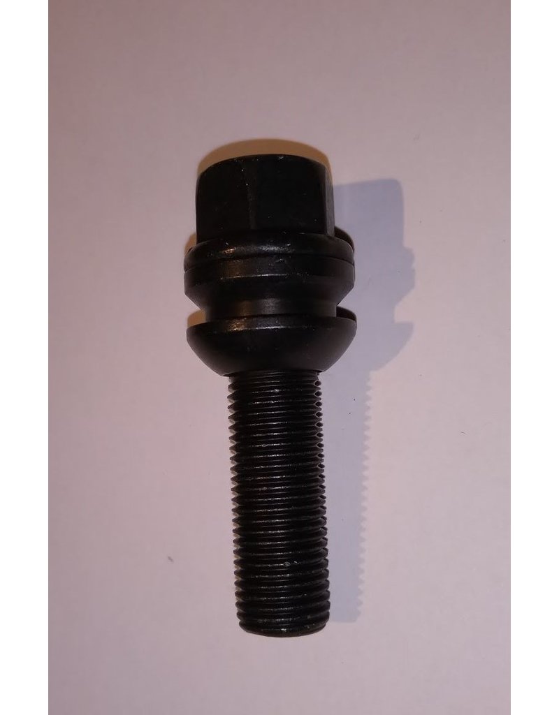 schwarze Radschraube M14x1,5  L=42 mm SW 19 (zum Beispiel für VW T6.1)