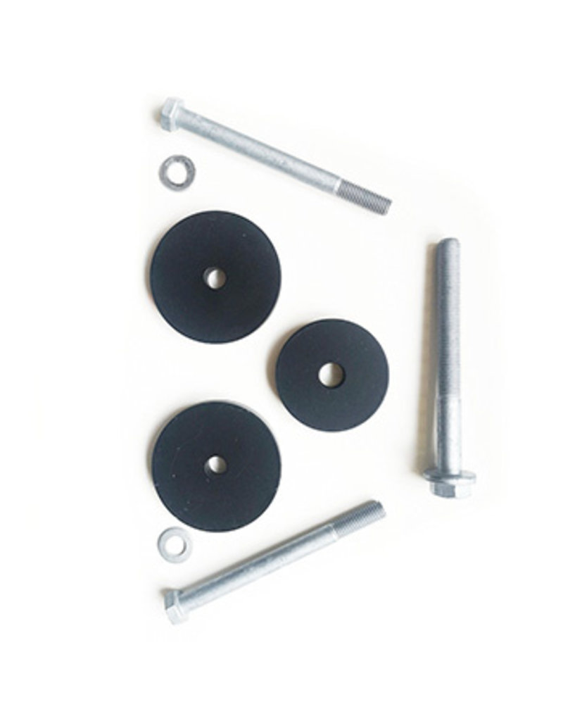 Kit for lowering the rear differential and balancing the rear drive shafts for VW T5, T6 T6.1 4motion