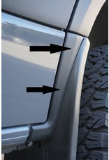 Front mudguard supports for the use of bigger tires for Sprinter 907