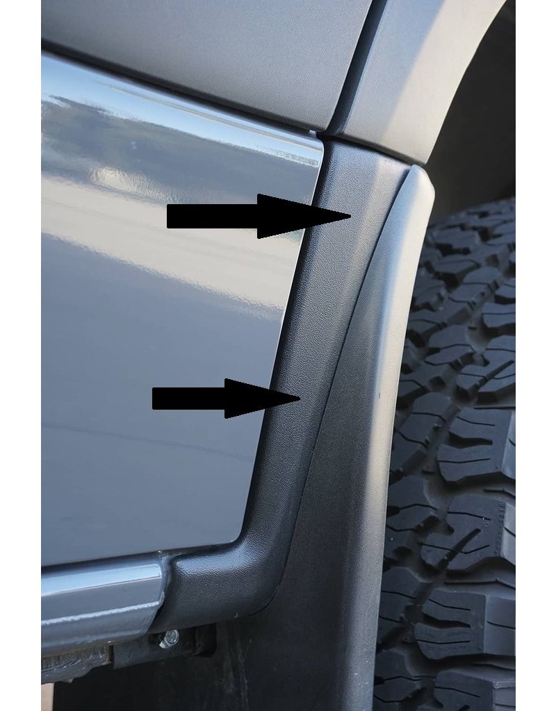 Front mudguard supports for the use of bigger tires for Sprinter 907