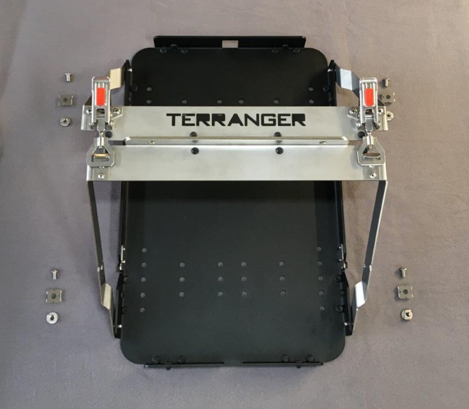 Module porte-caisse en aluminium, pour le système de porte-bagages arrière modulable sur VW T5/T6, MB Vito ou autres