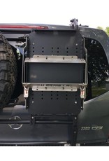 Module porte-caisse en aluminium, pour le système de porte-bagages arrière modulable sur VW T5/T6, MB Vito ou autres