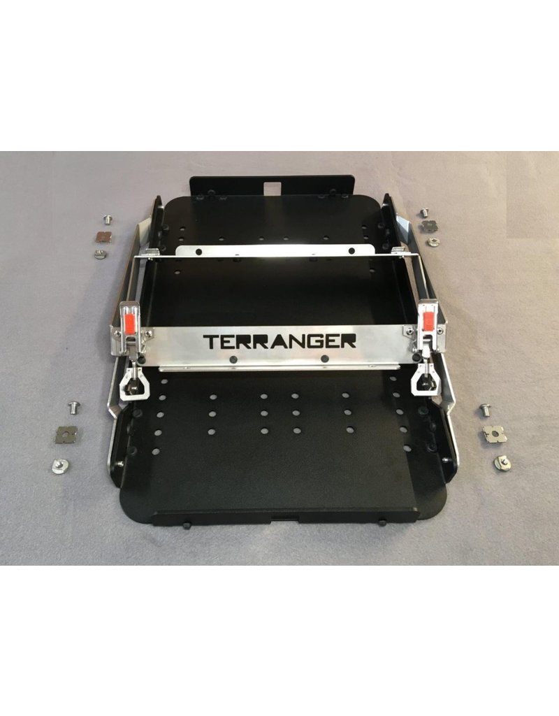 Aluminum box carrier module, for modular rear carrier system on VW T5 / T6, MB Vito or others