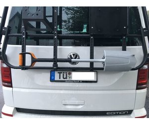 VW T6 PORTE BAGAGE « LIGHT » SUR HAYON POUR LA FIXATION D'UN MODULE -  GTV-VAN