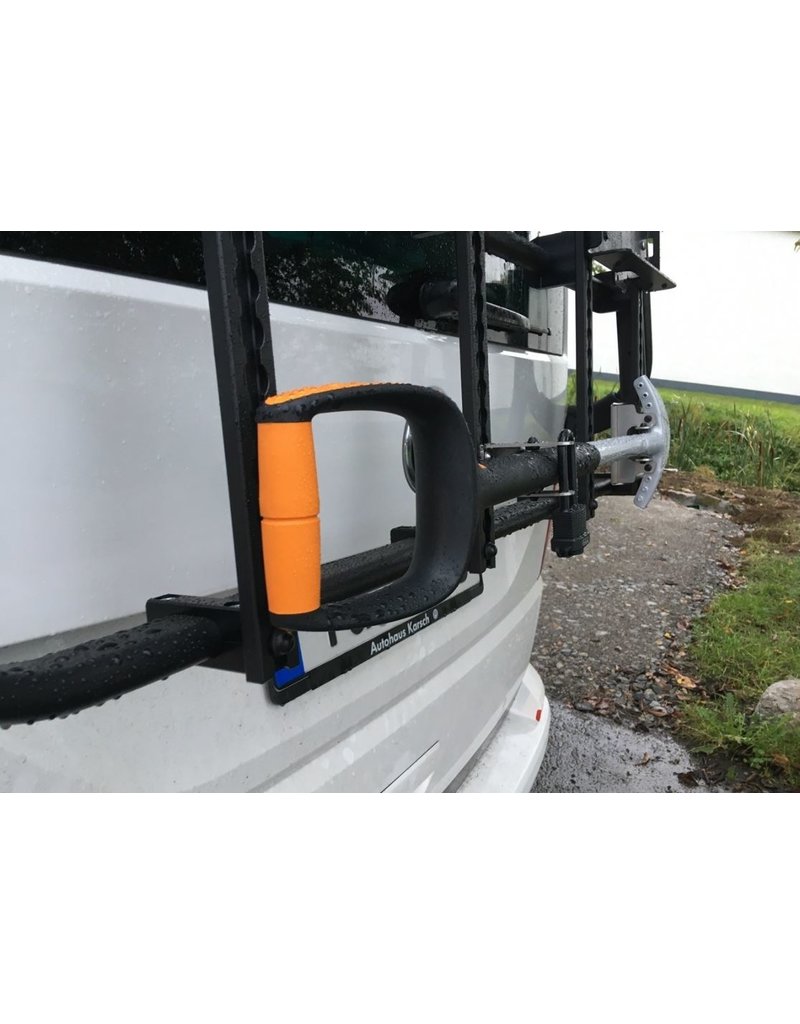 Spade holding module for rear carrier system, for FisKars Xact